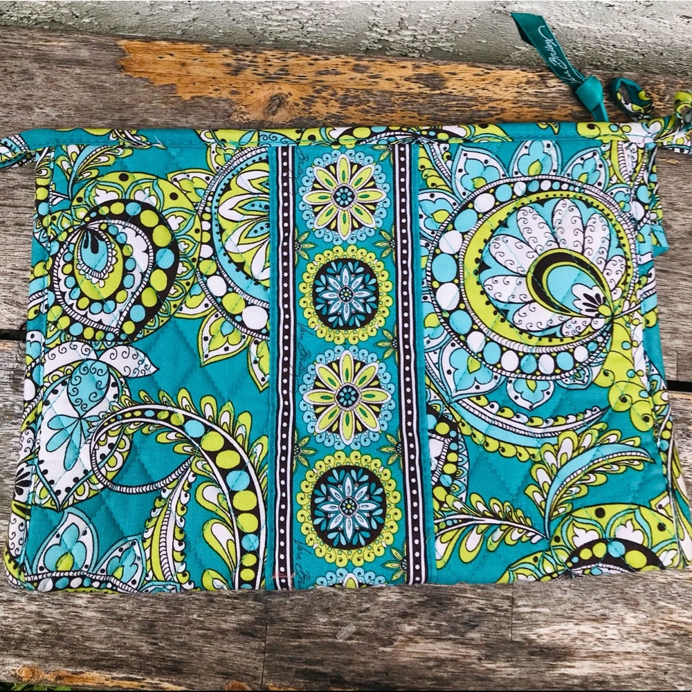 Vera Bradley Peacock large make up toiletries bag